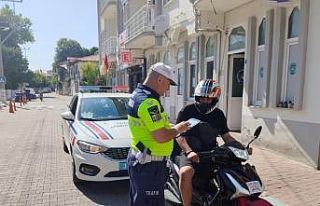 Kırklareli’nde trafik denetimi: 221 sürücüye...