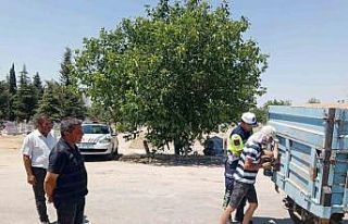 Kırklareli’nde traktör sürücüleri bilgilendirildi