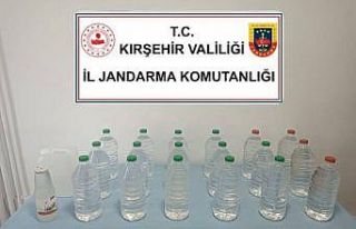 Kırşehir’de kaçak alkol operasyonu