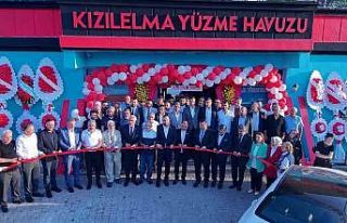Kızılelma yüzme havuzu hizmete açıldı
