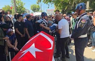 Kolon kanserine yenik düşen uzman jandarma son yolculuğuna...