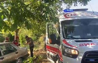 Kontrolden çıkan Tofaş ağaca çarptı: Karı-koca...