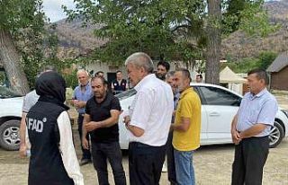 Köprücek köyünde sulama göledi için ilk adım...