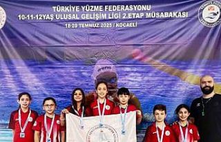 Körfez Gençlerbirliği yüzücülerinden 12 madalya