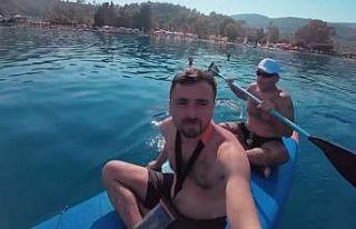 Kürek sörfçülerinin son görüntüleri ortaya...