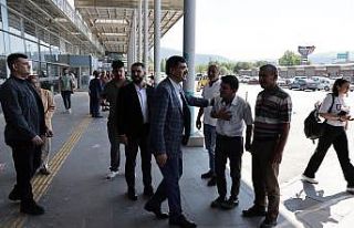 Kütahya Belediye Başkanı Eyüp Kahveci, otobüs...