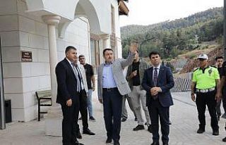 Kütahya Valisi Işın, Gediz Ilıca Termal Tesisleri’nde...