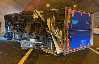 Kuzey Marmara Otoyolu’nda tünel içinde kaza: 1’i...