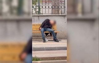 Madde bağımlısı kendinden geçti