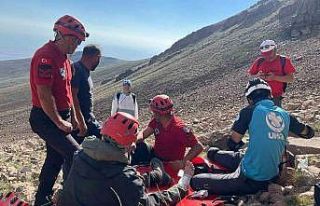 Mahsur kalan dağcılara böyle ulaşıldı