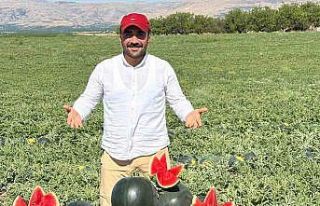 Malatya’da karpuz ve kavun hasadı yüz güldürüyor