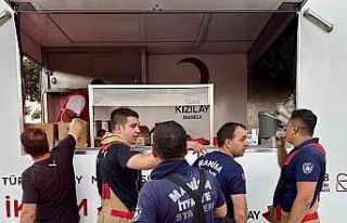 Manisa Türk Kızılay’dan orman yangınına destek