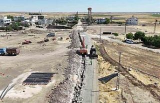 Mardin’de bir mahalle daha atıksu altyapısına...