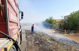 Mardin’de örtü yangını