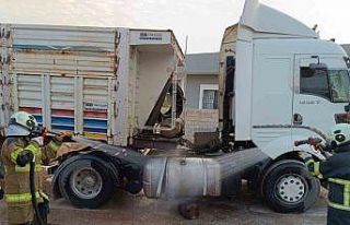 Mardin’de tırın yakıt deposunda patlama: 7 yaralı