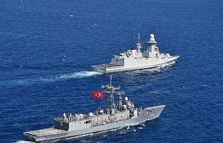 Mavi Vatan’ın yüzen kalesi TCG Gelibolu Fırkateyni...