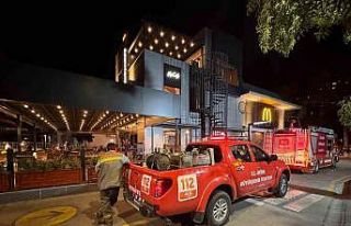 Mc Donald’s’da yangın paniği