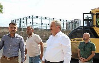 Melikgazi asfalt yatırımıyla mahallelere değer...