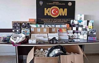 Mersin’de 2 milyon liralık kaçakçılık operasyonu:...
