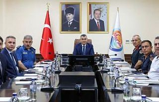 Mersin’de Asayiş Değerlendirme Toplantısı, Vali...