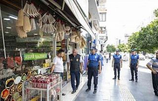 Mersin’de kaldırım ve yol işgaline geçit verilmiyor
