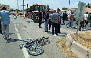 Minibüsün çarptığı 14 yaşındaki bisikletli...
