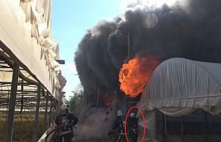 Mobilya atölyesi yangınında faciadan dönüldü:...