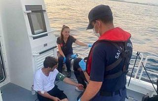 Motor yatta rahatsızlanan vatandaşa tıbbi tahliye