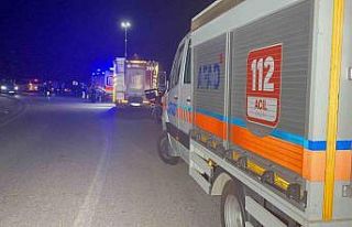 Motosiklet kazasında 35 metrelik uçuruma yuvarlanan...