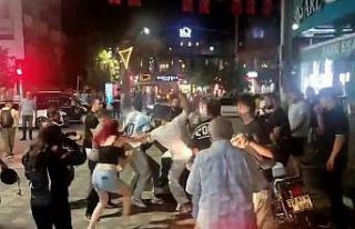 Motosiklet sürücüsü ile yaya arasında çıkan...