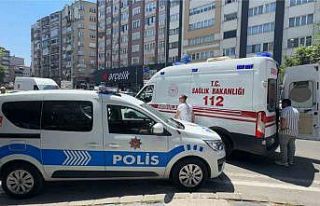 Motosikletle SUV araç çarpıştı