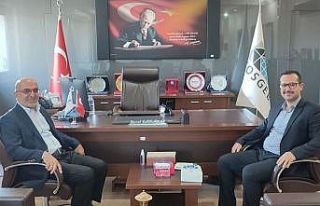 Müftü İmamoğlu’ndan KOSGEB İl Müdürü Kahraman’a...