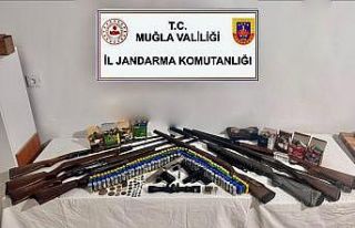 Muğla’da tarihi eser ve ruhsatsız silah operasyonu