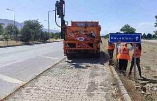 Muş-Havalimanı yolu, yol çalışması nedeniyle...