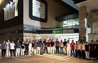 Muşlu gençler Rize Fındıklı Kampı’na uğurlandı