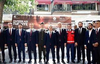 Niğde’de 15 Temmuz şehitleri düzenlenen programla...