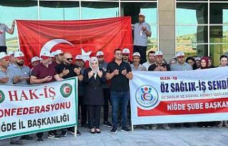 Niğde’de HAK-İŞ’ten şehitler için anma programı