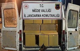 Niğde’de jandarmadan kaçak sigara operasyonu:...