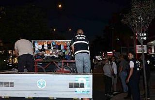 Nilüfer’de seyyar satıcı operasyonu