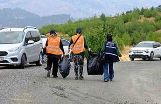Onikişubat Belediyesi yangın bölgesinde
