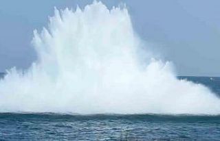 Ordu’da denizde bulunan mayın, SAS ekipleri tarafından...