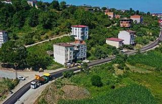 Ordu’da sıcak asfalt çalışmaları sürüyor