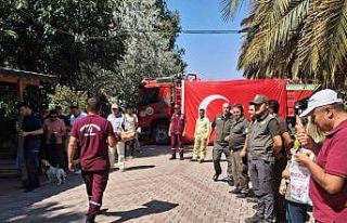 Orman şehitleri için helva hayrı yapıldı