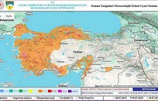 Orman yangını riskine karşı uyarılar yapıldı