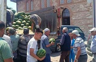 Orman yangınında zarar gören çiftçilere anlamlı...