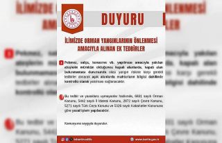 Orman yangınlarını önlemek için havai fişek...