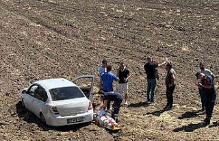 Osmaniye’de direksiyon hakimiyetini kaybeden sürücü...