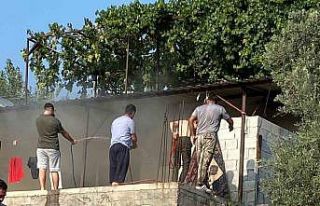 Osmaniye’de ev yangını