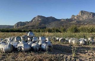 (ÖZEL) Yangından dolayı boşaltılan köyde "Tüp...