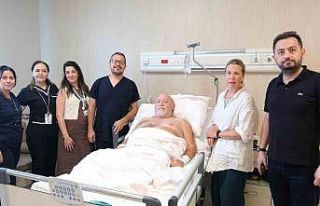 Rus hasta Mersin Şehir Hastanesi’nde sağlığına...